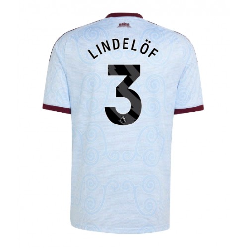 Aston Villa Victor Lindelof #3 Kolmaspaita 2026-27 Lyhythihainen